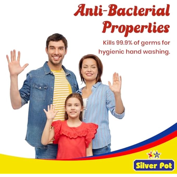 Silver Pot MUSK HAND WASH  5L GENTLE HYDRATING FORMULA WITH REFRESHING MUSK SCENT, EFFECTIVE GERM PROTECTION, AND LONG-LASTING SUPPLY - Image 4